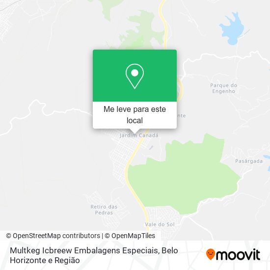 Multkeg Icbreew Embalagens Especiais mapa