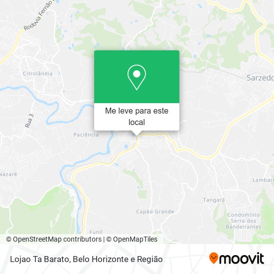 Lojao Ta Barato mapa