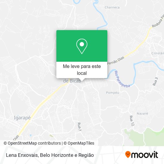 Lena Enxovais mapa