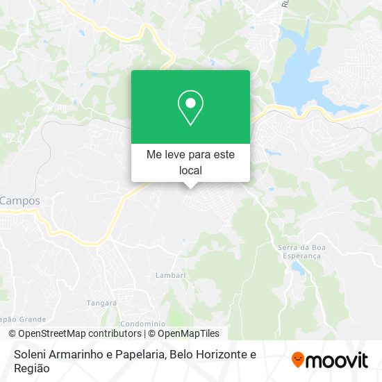 Soleni Armarinho e Papelaria mapa