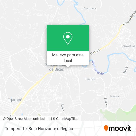 Temperarte mapa
