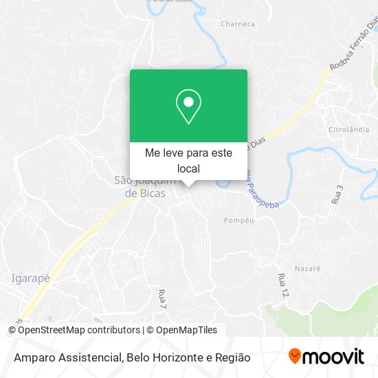 Amparo Assistencial mapa