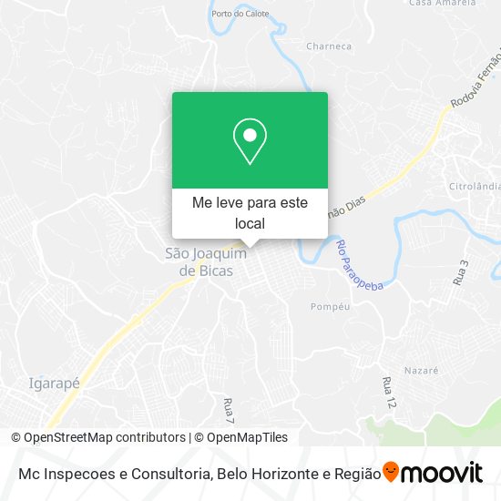 Mc Inspecoes e Consultoria mapa