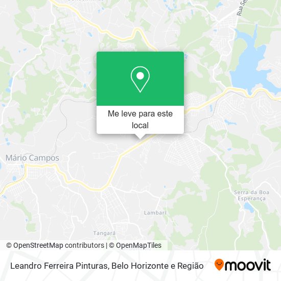 Leandro Ferreira Pinturas mapa