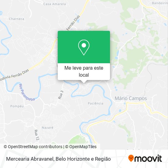 Mercearia Abravanel mapa