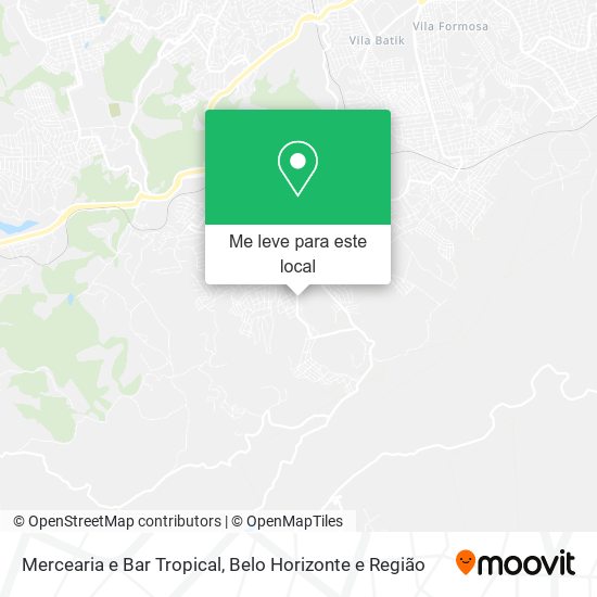 Mercearia e Bar Tropical mapa