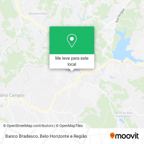 Banco Bradesco mapa