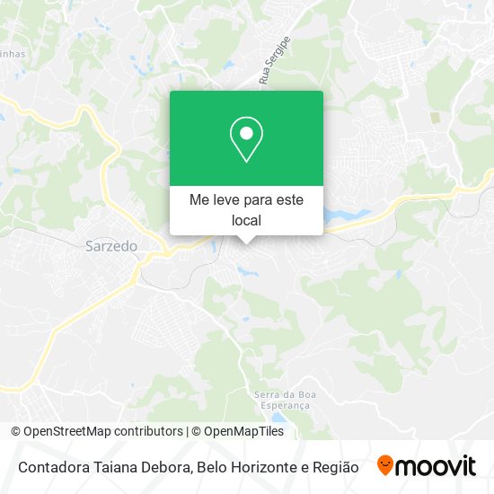 Contadora Taiana Debora mapa