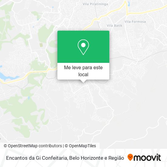 Encantos da Gi Confeitaria mapa