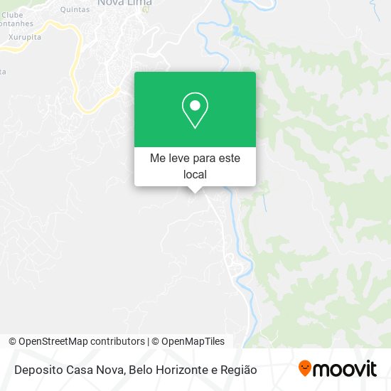 Deposito Casa Nova mapa