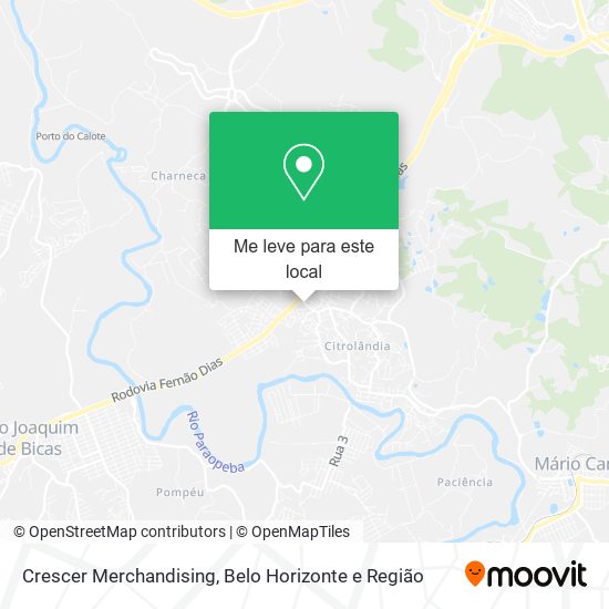Crescer Merchandising mapa