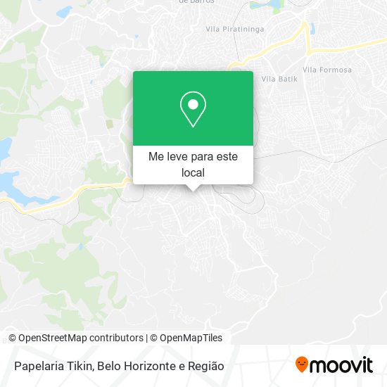 Papelaria Tikin mapa