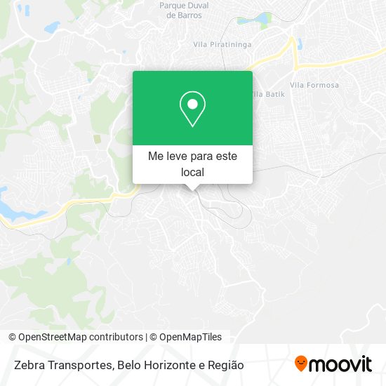 Zebra Transportes mapa