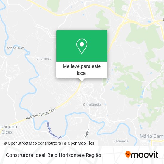 Construtora Ideal mapa
