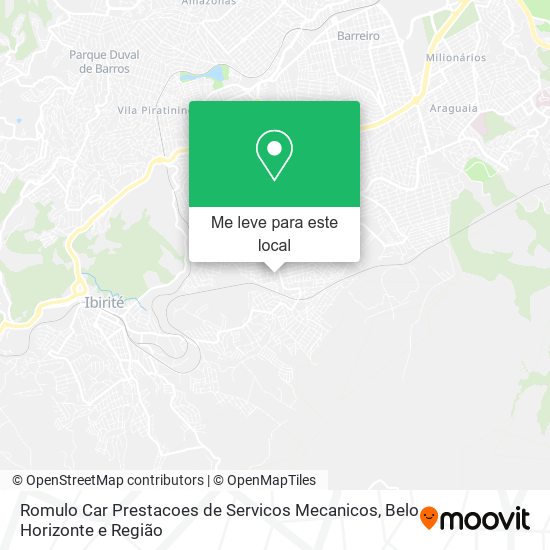 Romulo Car Prestacoes de Servicos Mecanicos mapa