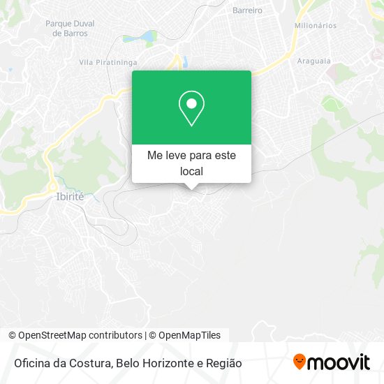 Oficina da Costura mapa
