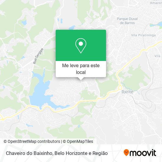 Chaveiro do Baixinho mapa