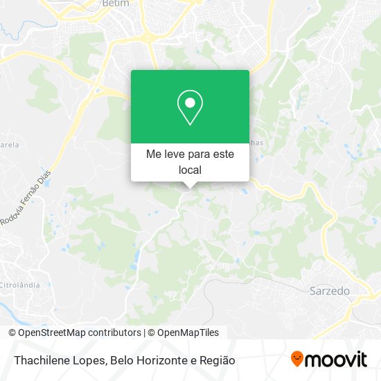 Thachilene Lopes mapa