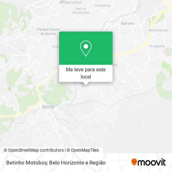 Betinho Motoboy mapa