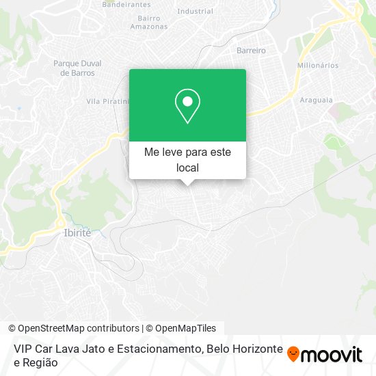 VIP Car Lava Jato e Estacionamento mapa