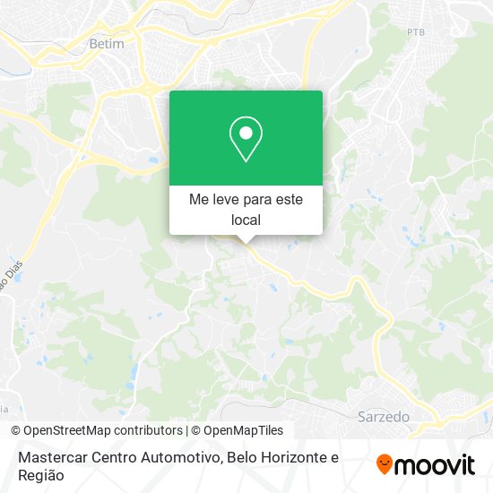 Mastercar Centro Automotivo mapa