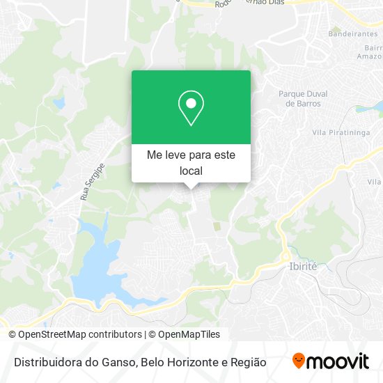Distribuidora do Ganso mapa
