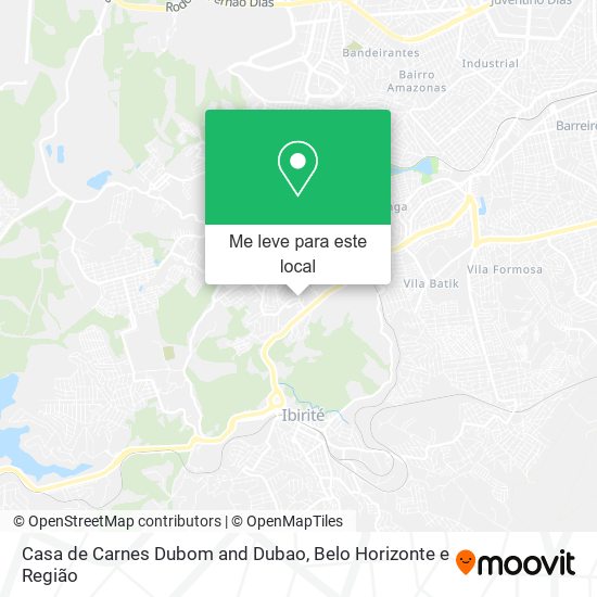 Casa de Carnes Dubom and Dubao mapa