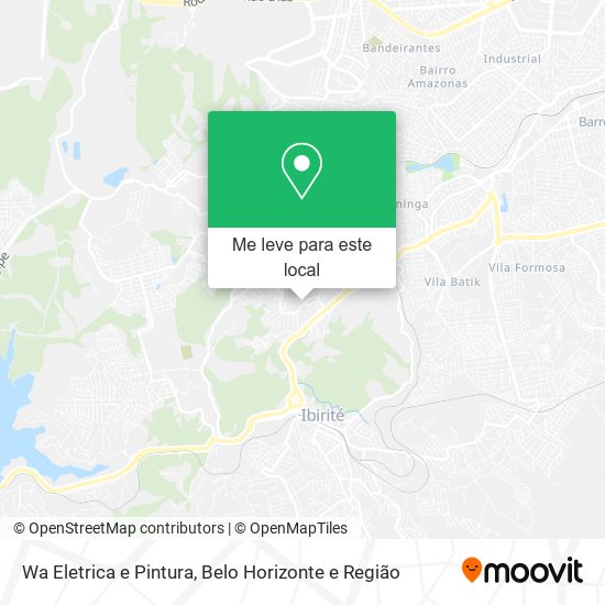 Wa Eletrica e Pintura mapa