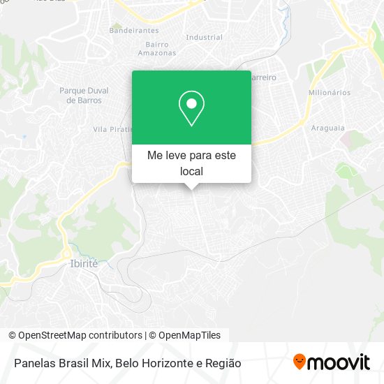Panelas Brasil Mix mapa