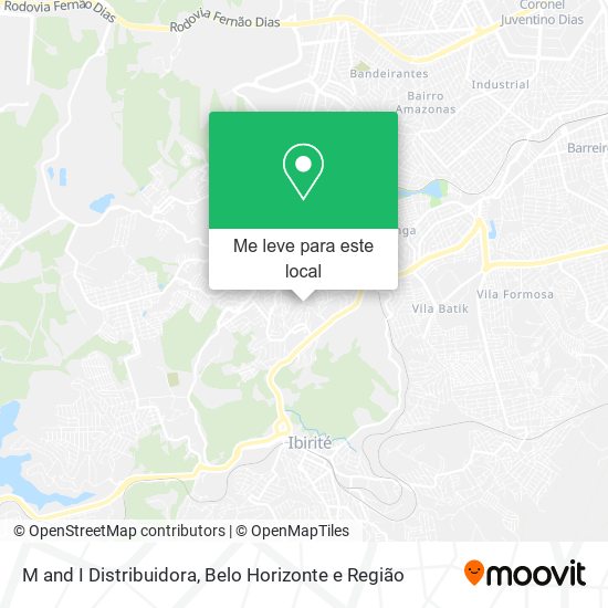 M and I Distribuidora mapa