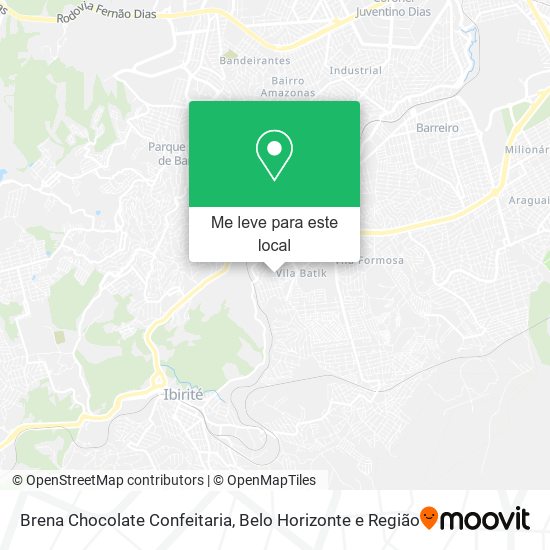 Brena Chocolate Confeitaria mapa