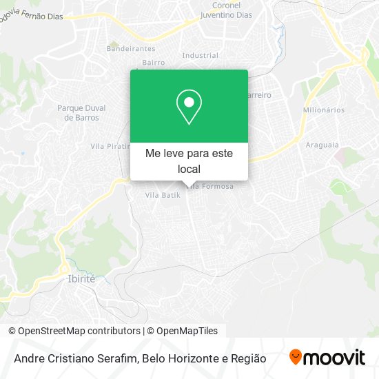 Andre Cristiano Serafim mapa