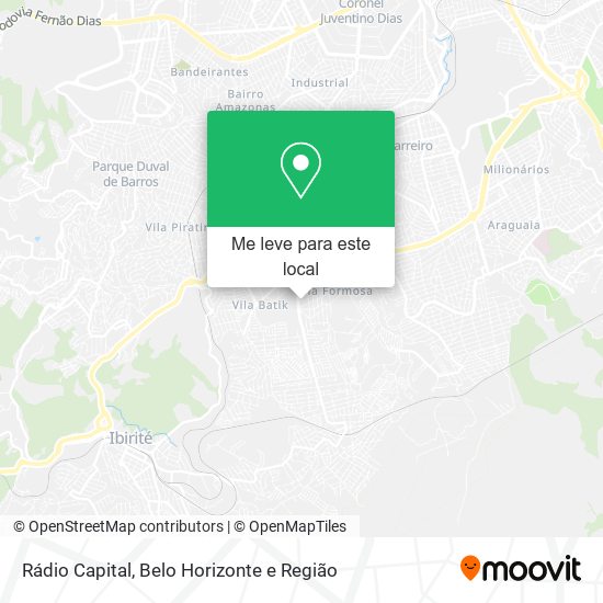 Rádio Capital mapa