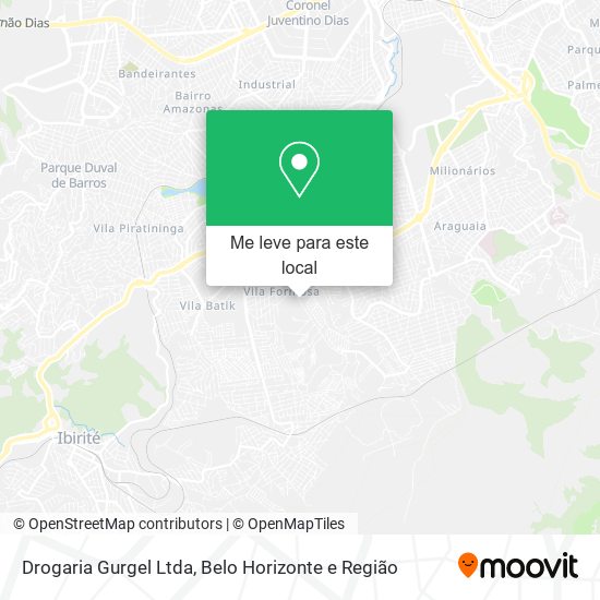 Drogaria Gurgel Ltda mapa