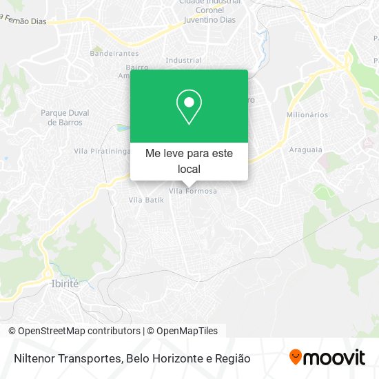 Niltenor Transportes mapa