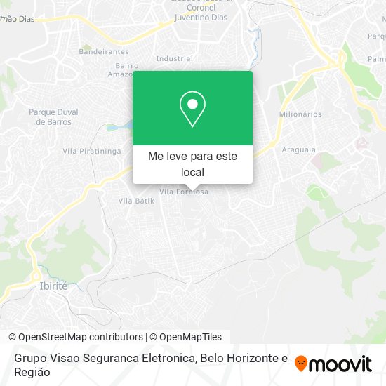 Grupo Visao Seguranca Eletronica mapa