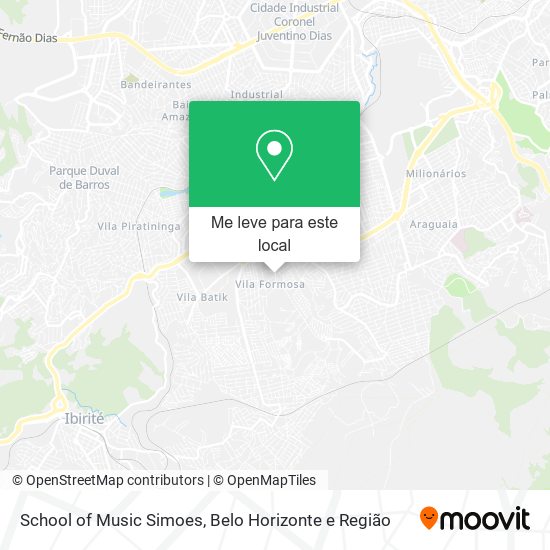 School of Music Simoes mapa