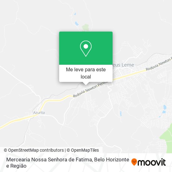 Mercearia Nossa Senhora de Fatima mapa