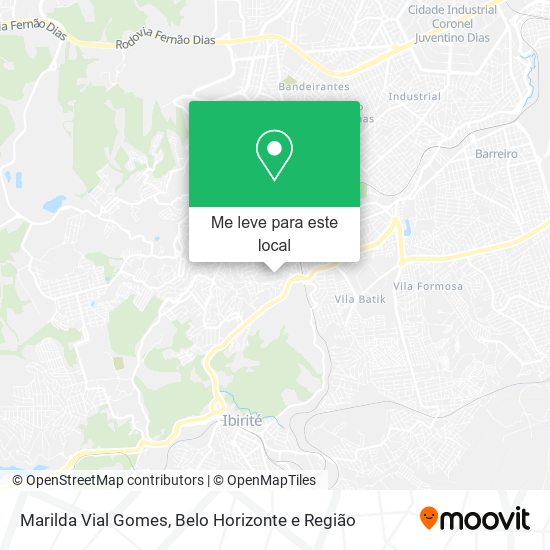 Marilda Vial Gomes mapa