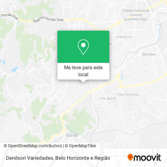 Denilson Variedades mapa