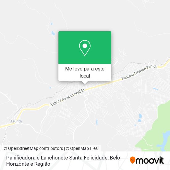 Panificadora e Lanchonete Santa Felicidade mapa