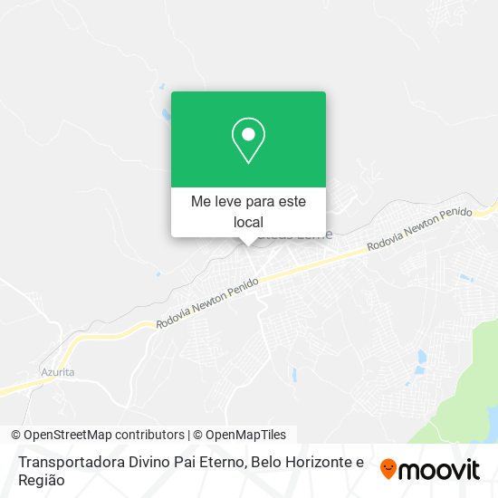 Transportadora Divino Pai Eterno mapa