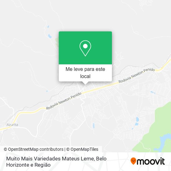 Muito Mais Variedades Mateus Leme mapa
