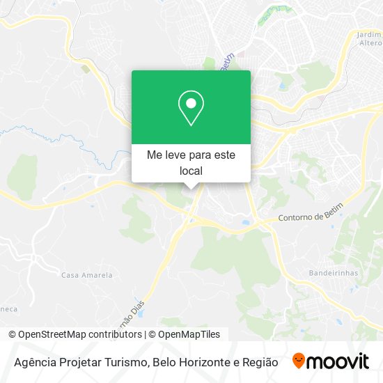Agência Projetar Turismo mapa