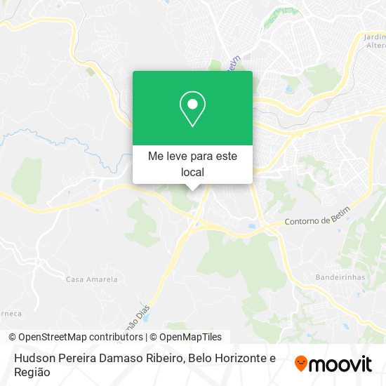 Hudson Pereira Damaso Ribeiro mapa