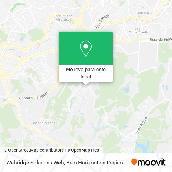 Webridge Solucoes Web mapa