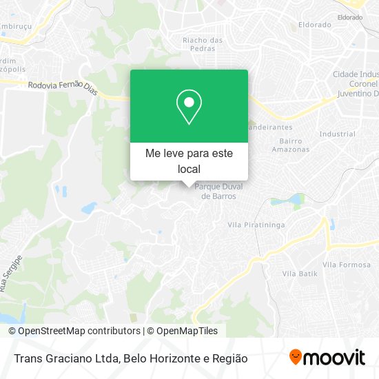 Trans Graciano Ltda mapa