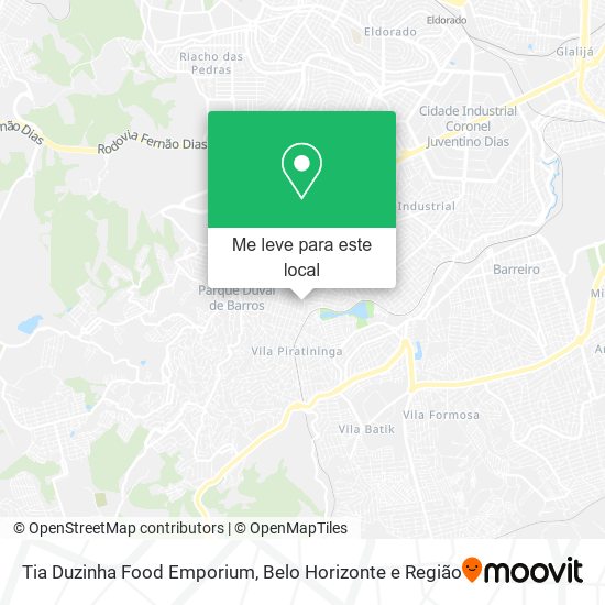 Tia Duzinha Food Emporium mapa