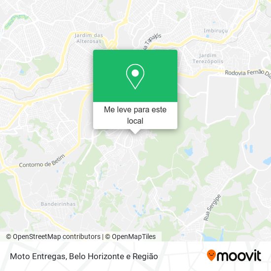 Moto Entregas mapa