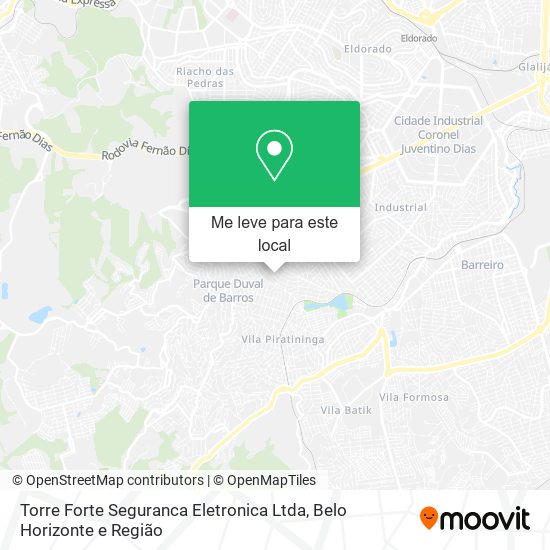 Torre Forte Seguranca Eletronica Ltda mapa